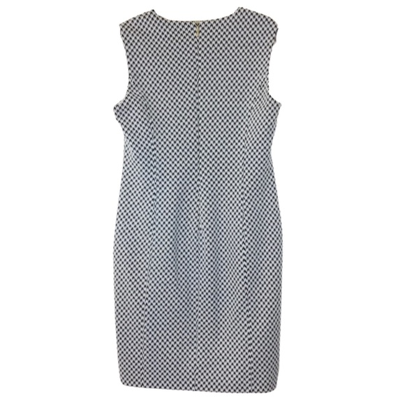 Karl Lagerfeld Paris Chevron Check Sheath Dress SZ 8 - Picture 2 of 8